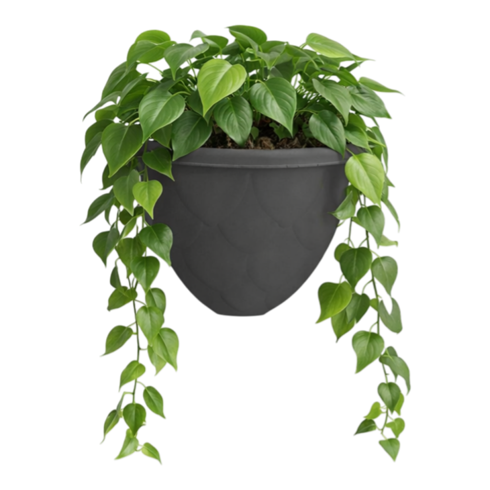 Damla Köşe Saksı 1 NO - Antrasit