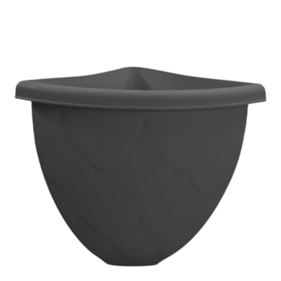 Damla Köşe Saksı 1 NO - Antrasit