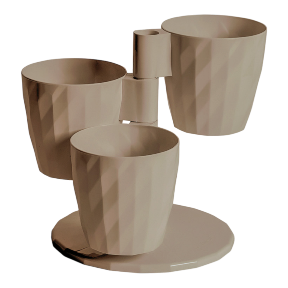Dönence Saksı 3'Lü Set 1 NO - Mocha