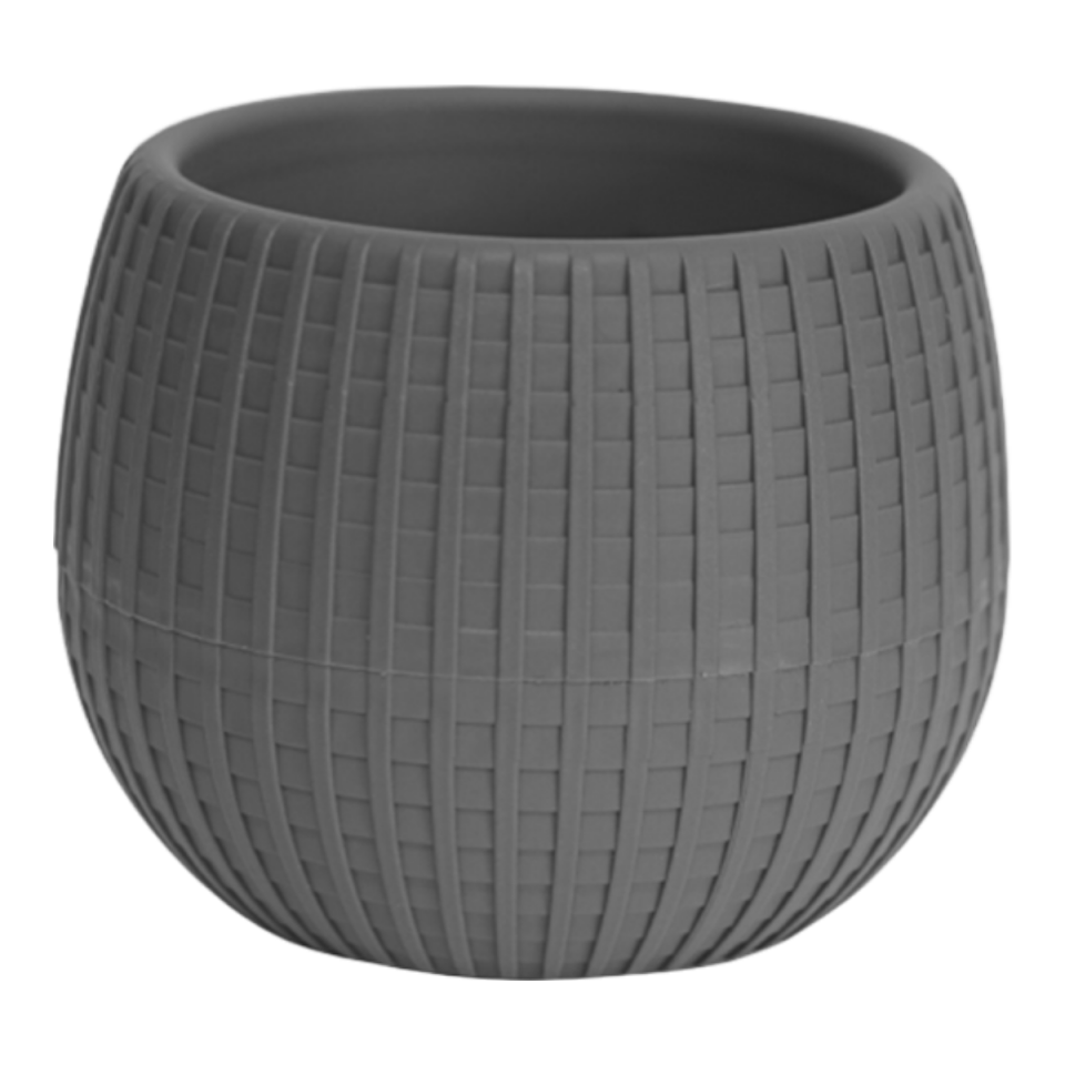 Elvan Saksı 3 NO - Antrasit