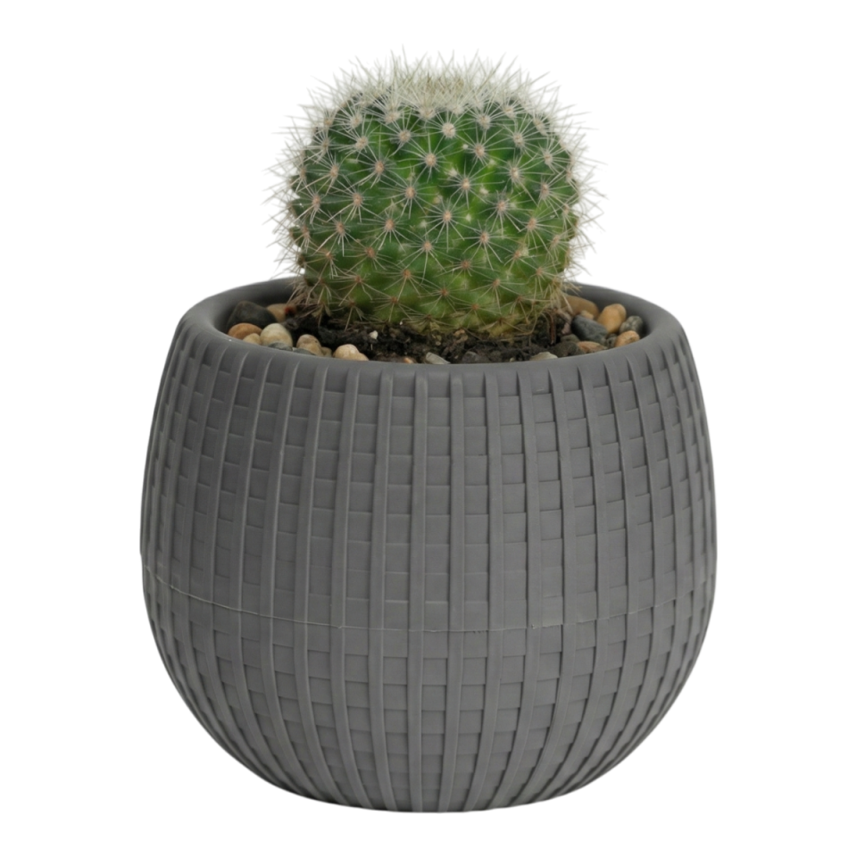 Elvan Saksı 5 NO - Antrasit