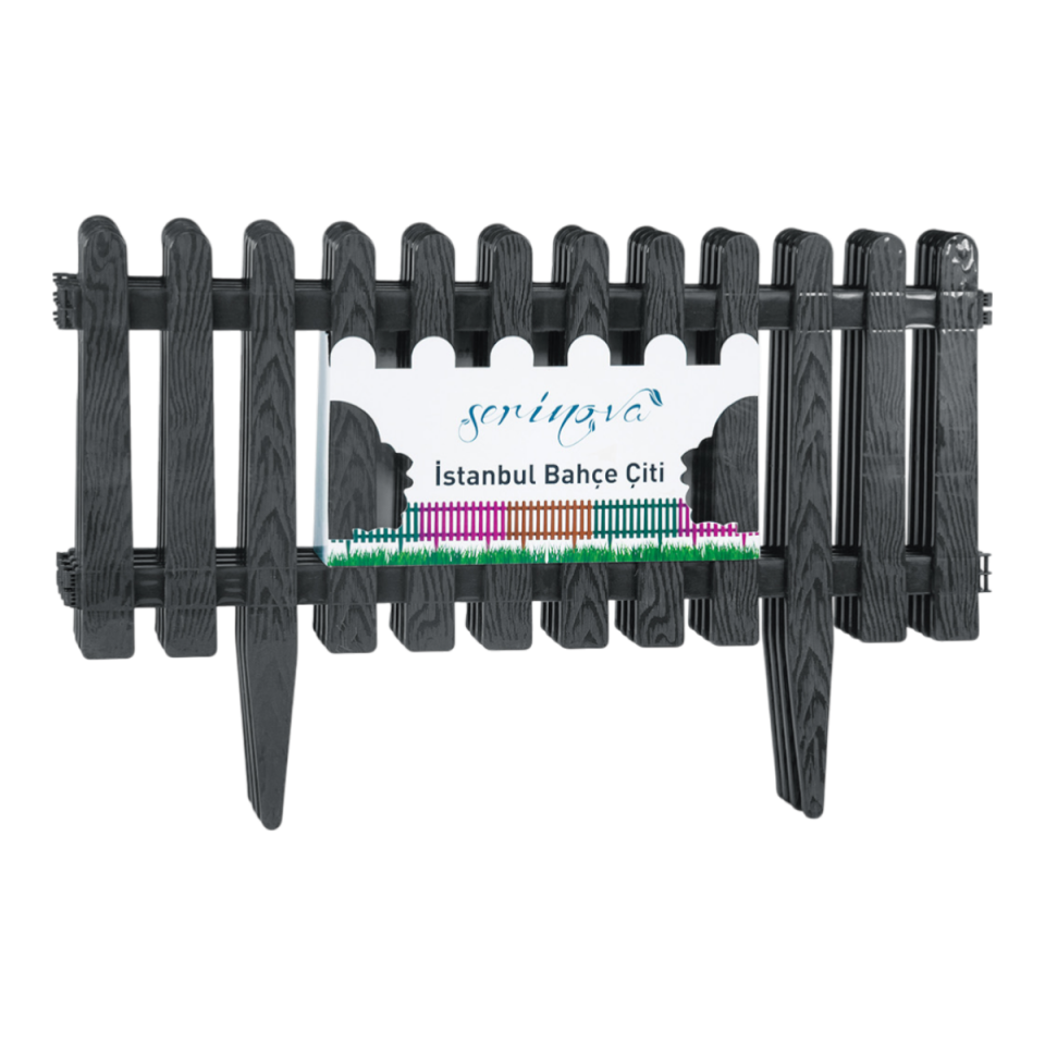 İstanbul Bahçe Çiti 4'Lü 3 NO - Antrasit