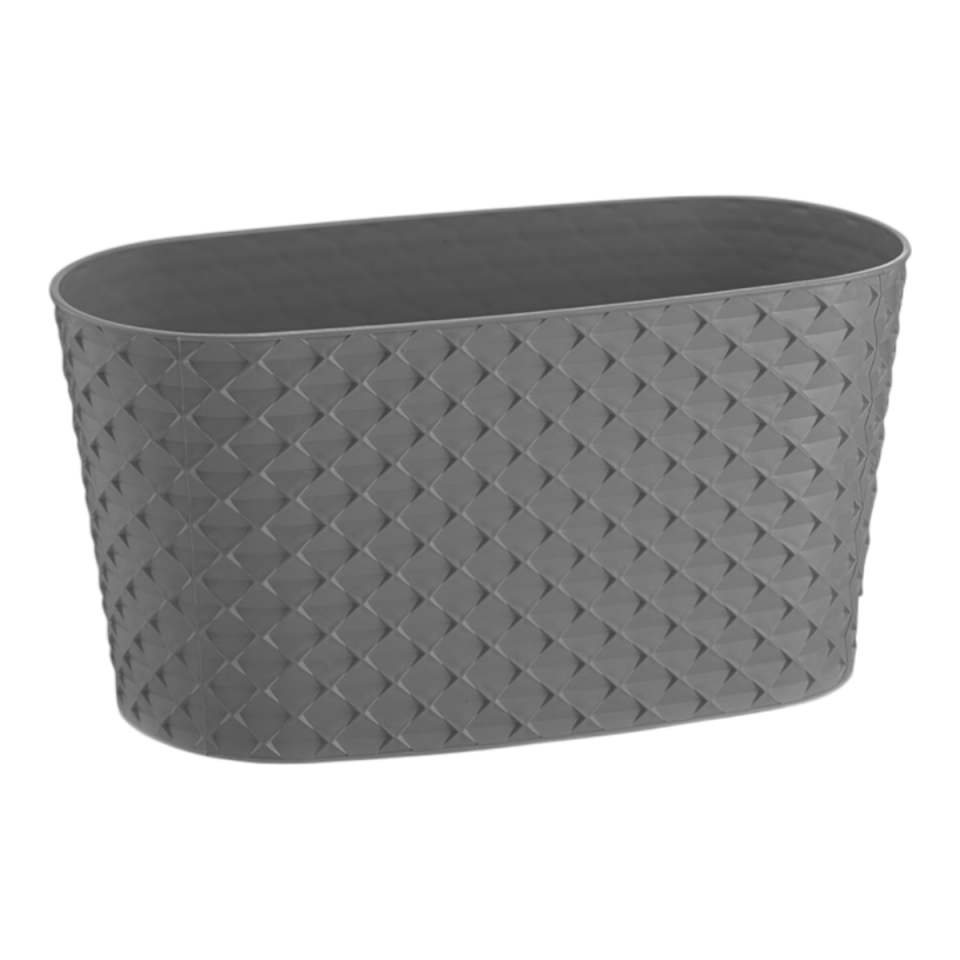 Kapadokya Balkon Saksı Antrasit