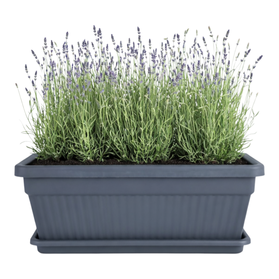 Kemer Bahçe Saksı 5 NO - Antrasit